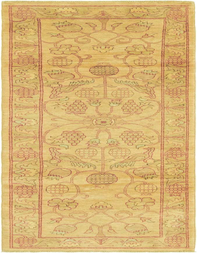 Detail image of 2' 9 x 8' 8 Hand Knotted Peshawar Ziegler Runner Rug