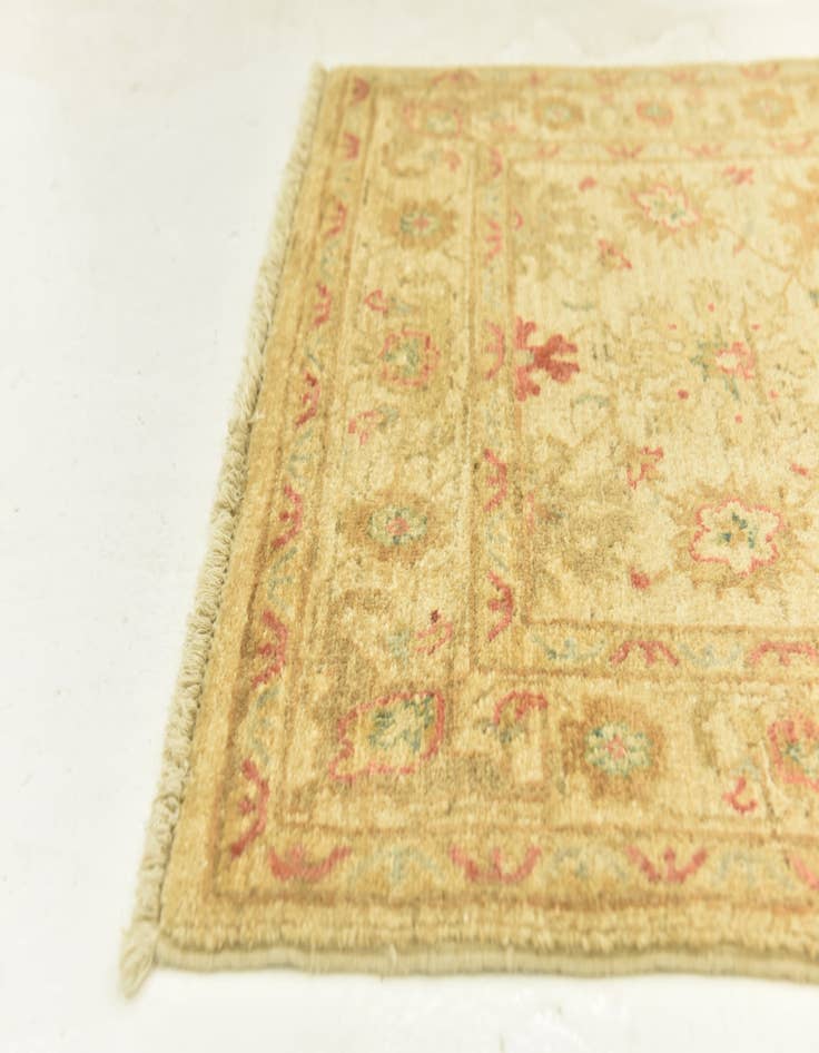 Detail image of 2' 6 x 9' 6  Hand Knotted Peshawar Ziegler Runner Rug