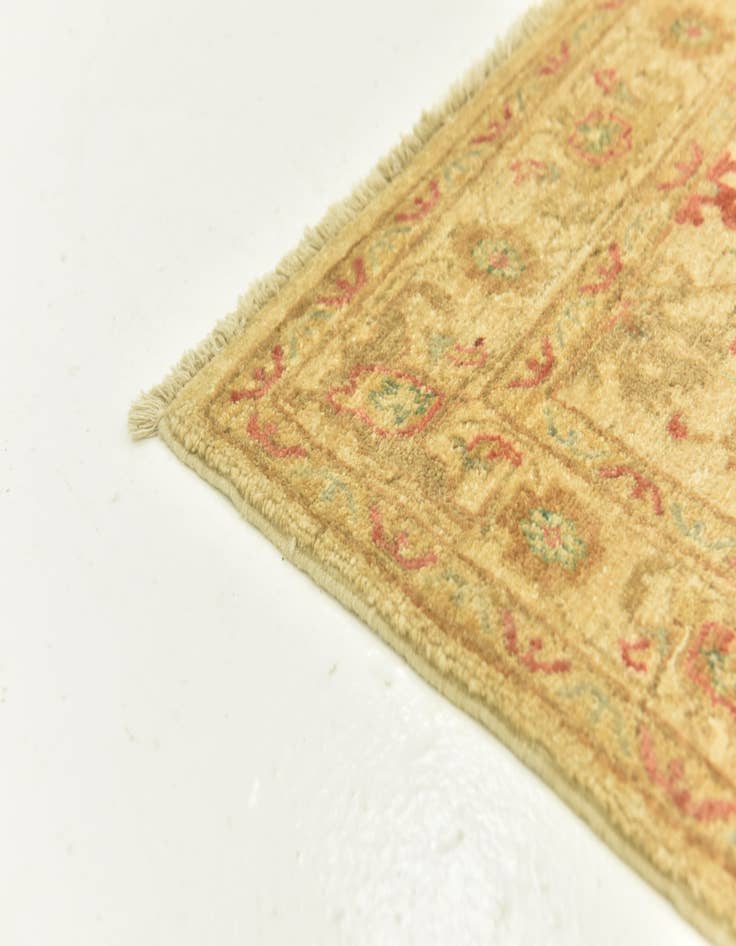 Detail image of 2' 6 x 9' 6  Hand Knotted Peshawar Ziegler Runner Rug