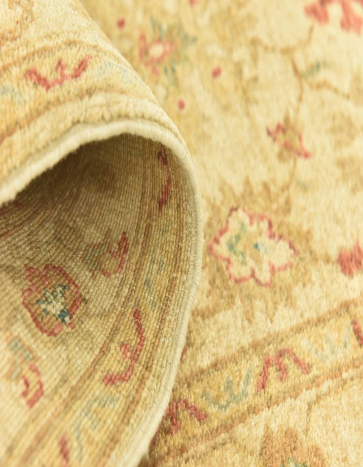 Detail image of 2' 6 x 9' 6  Hand Knotted Peshawar Ziegler Runner Rug