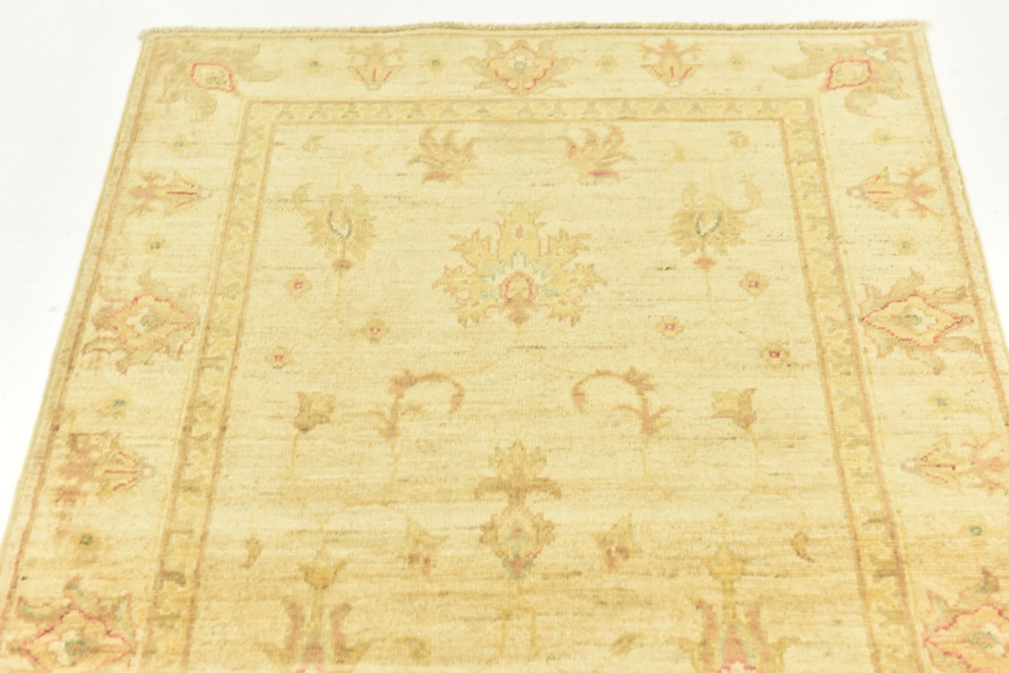 2' 9 x 10' 2 Hand Knotted Peshawar Ziegler Runner Rug