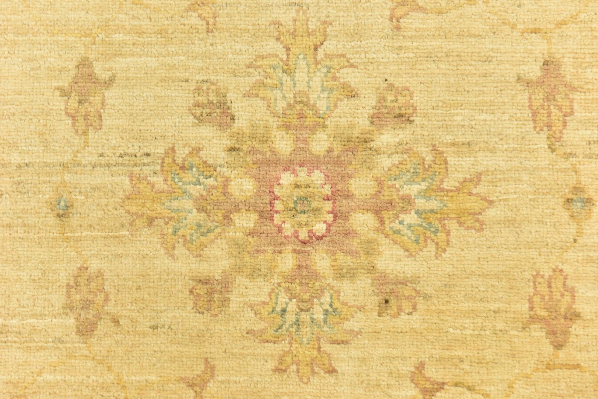 2' 9 x 10' 2 Hand Knotted Peshawar Ziegler Runner Rug