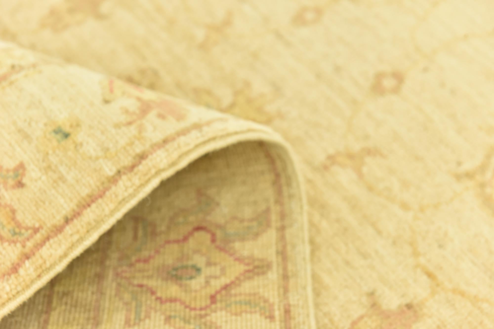 2' 9 x 10' 2 Hand Knotted Peshawar Ziegler Runner Rug