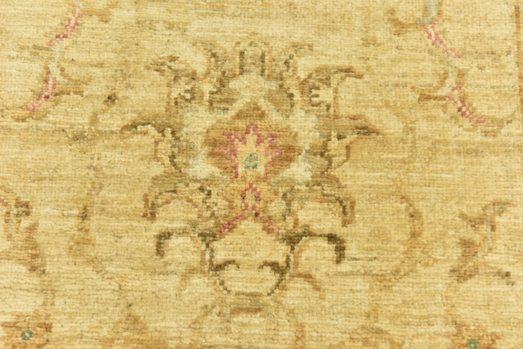 2' 7 x 9' 9 Hand Knotted Peshawar Ziegler Runner Rug