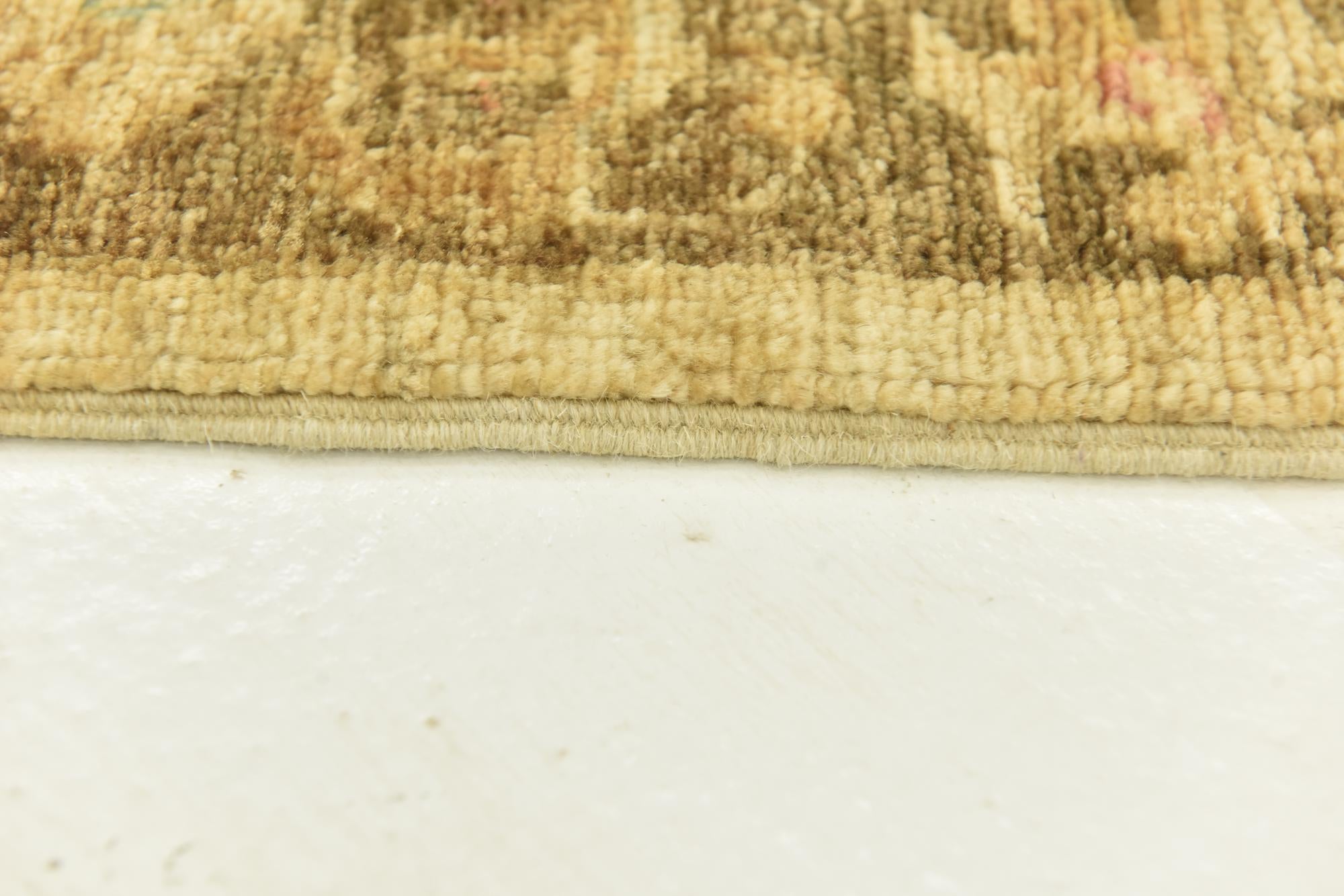 2' 7 x 9' 9 Hand Knotted Peshawar Ziegler Runner Rug