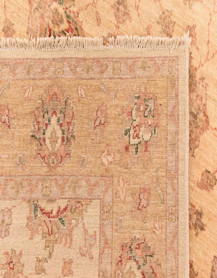 Detail image of 4' 5 x 16'  Hand Knotted Peshawar Ziegler Runner Rug
