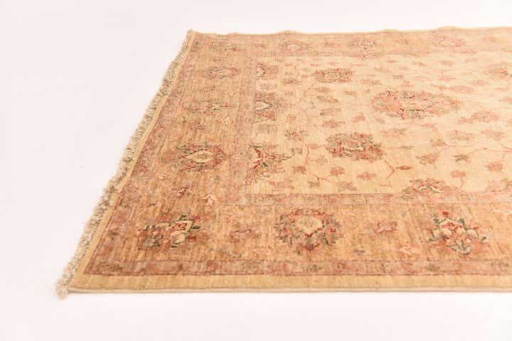 4' 5 x 16' Hand Knotted Peshawar Ziegler Runner Rug
