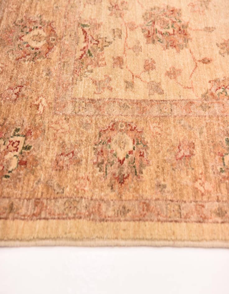 Detail image of 4' 5 x 16'  Hand Knotted Peshawar Ziegler Runner Rug