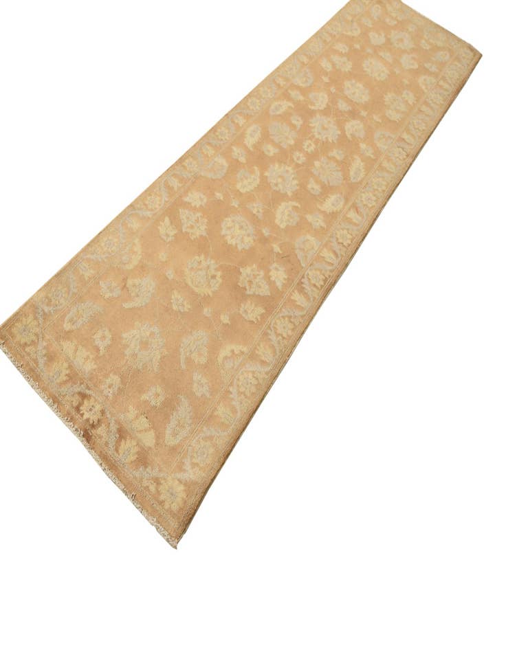 Detail image of 2' 8 x 10'  Hand Knotted Peshawar Ziegler Runner Rug