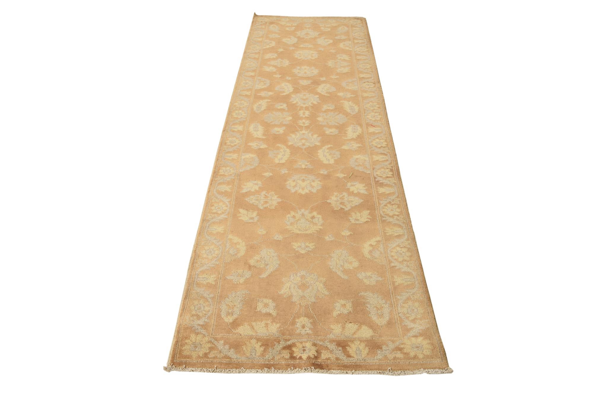 2' 8 x 10' Hand Knotted Peshawar Ziegler Runner Rug