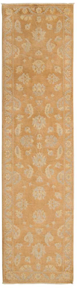 80cm x 305cm Handgeknoopt Peshawar Ziegler Loper Vloerkleed