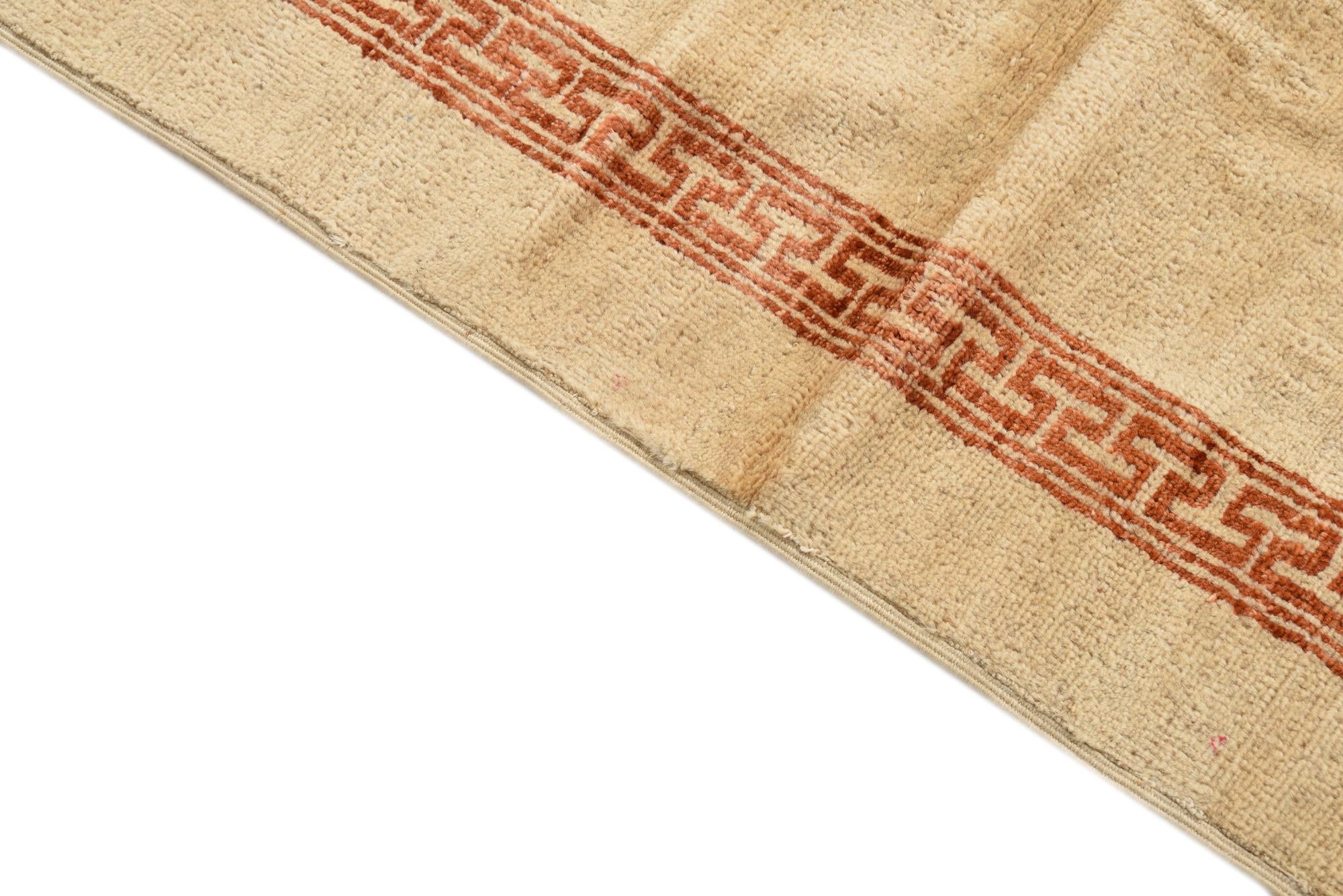 2' 8 x 9' 7 Hand Knotted Peshawar Ziegler Runner Rug