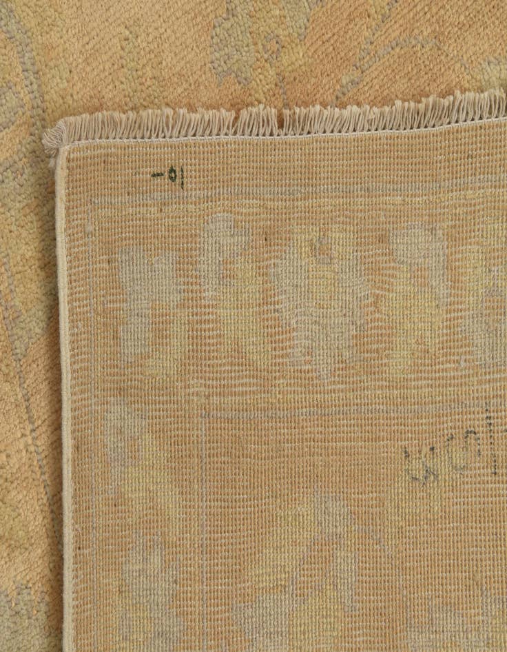 Detail image of 2' 7 x 9' 10  Hand Knotted Peshawar Ziegler Runner Rug