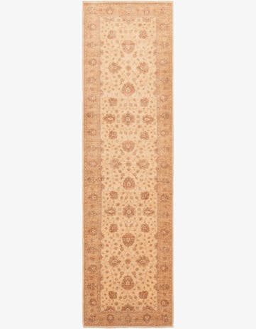 4' 5 x 16' Hand Knotted Peshawar Ziegler Runner Rug