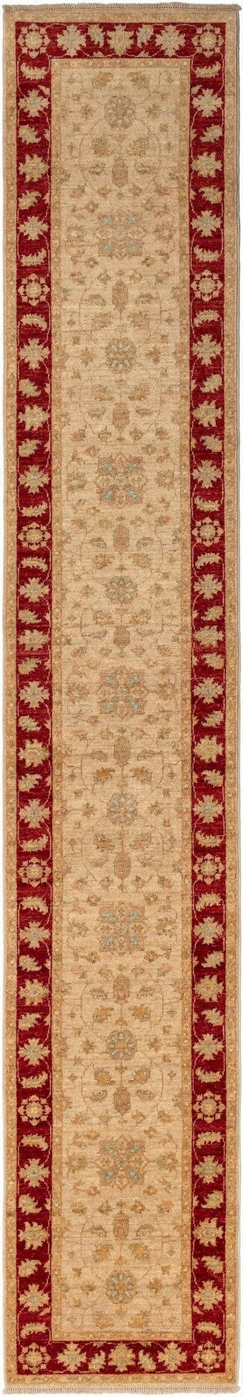 2' x 12' 2 Peshawar Ziegler Wool Runner Rug