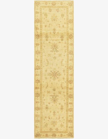 2' 9 x 10' 2 Hand Knotted Peshawar Ziegler Runner Rug