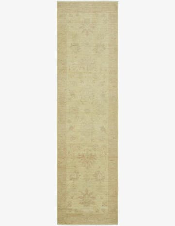 2' 6 x 9' 10 Hand Knotted Peshawar Ziegler Runner Rug