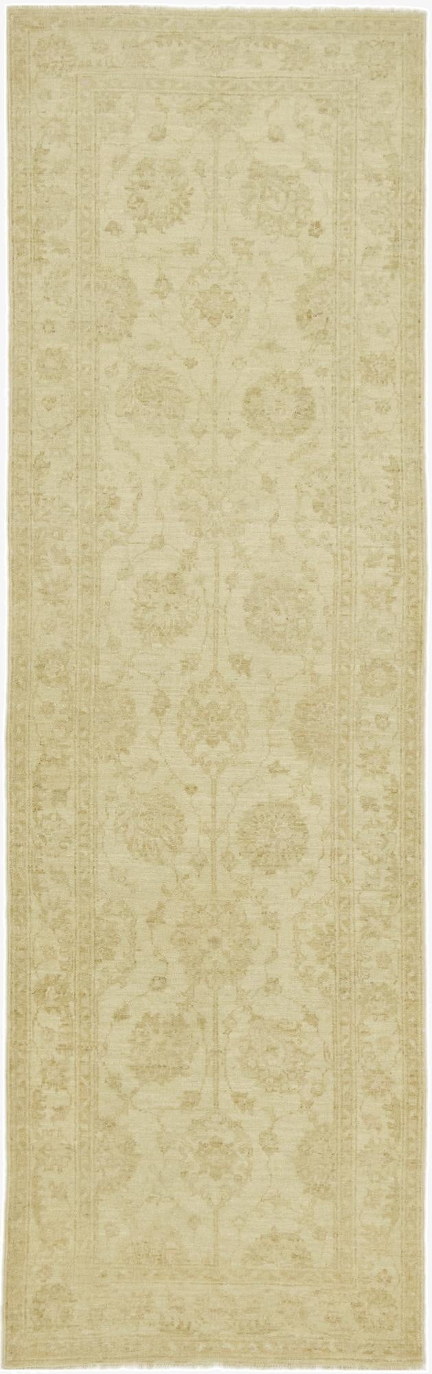 2' 5 x 8'  Hand Knotted Peshawar Ziegler Runner Rug