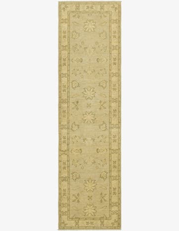 2' 6 x 9' 8 Hand Knotted Peshawar Ziegler Runner Rug