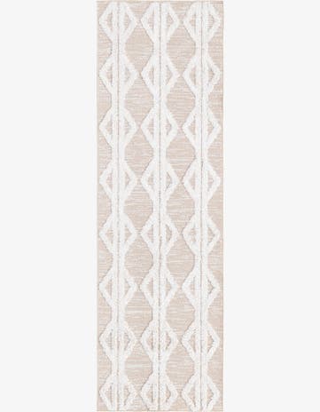 Beige Sabrina Soto Casa Palma Runner Rug