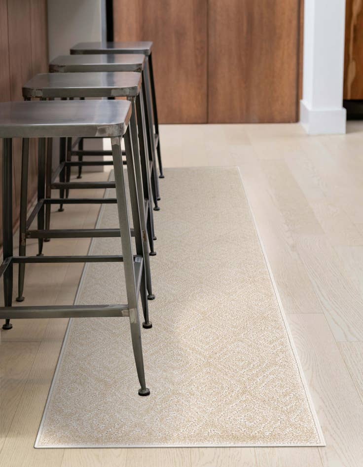 Detail image of 2' 7 x 10'  Washable Sabrina Soto Indoor / Outdoor Runner Rug