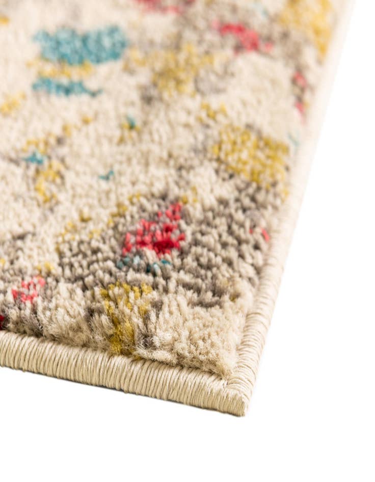 Detail image of 2' 7 x 10'  Washable Santa Fe Runner Rug