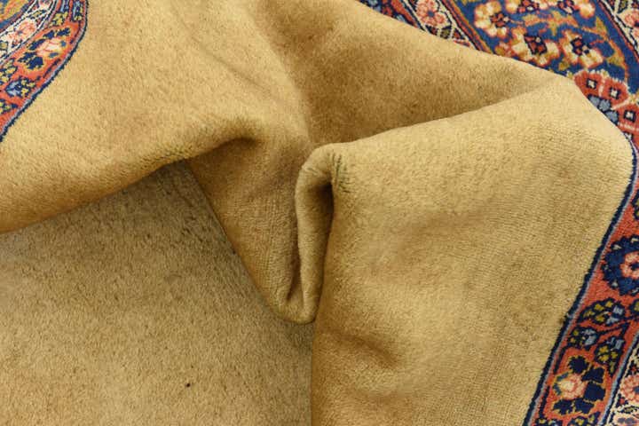 5' 6 x 16' Hand Knotted Sarough Persian Wool Runner Rug