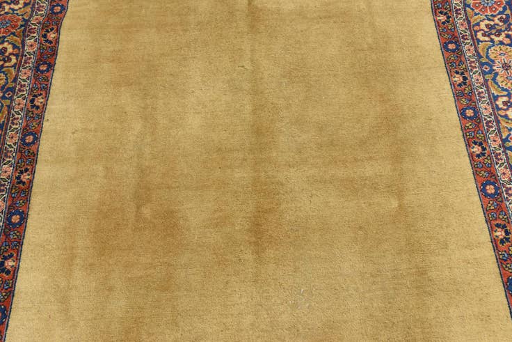 Detail image of 5' 6 x 16' Hand Knotted Sarough Persian Wool Runner Rug