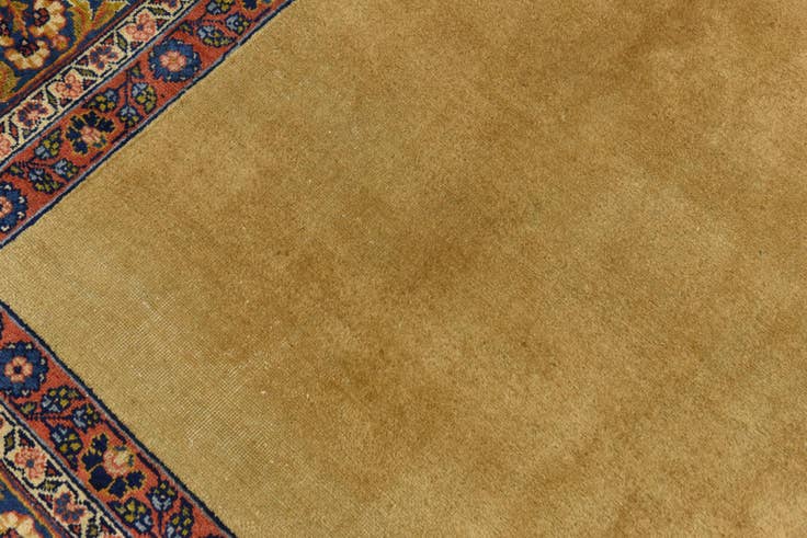 Detail image of 5' 6 x 16' Hand Knotted Sarough Persian Wool Runner Rug