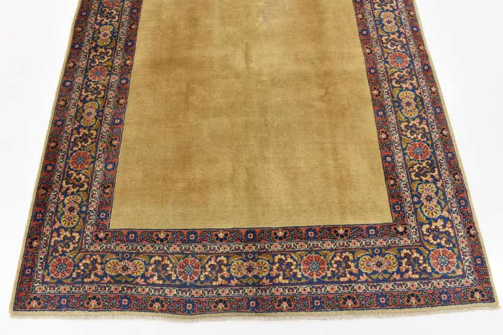 5' 6 x 16' Hand Knotted Sarough Persian Wool Runner Rug