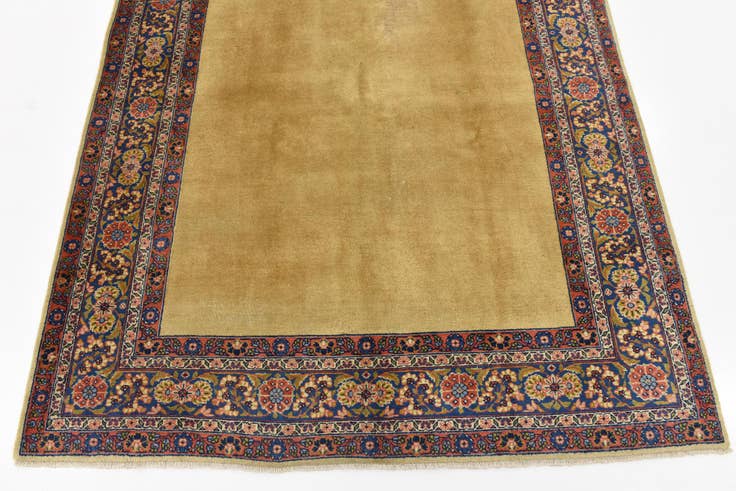 Detail image of 5' 6 x 16' Hand Knotted Sarough Persian Wool Runner Rug