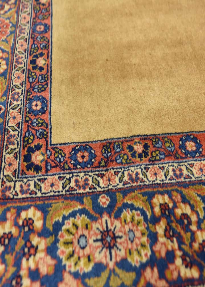 5' 6 x 16' Hand Knotted Sarough Persian Wool Runner Rug
