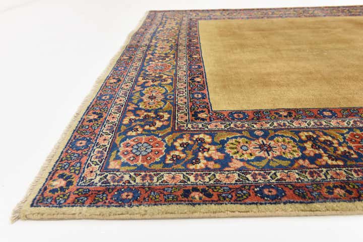 5' 6 x 16' Hand Knotted Sarough Persian Wool Runner Rug