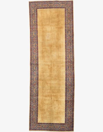 5' 6 x 16' Hand Knotted Sarough Persian Wool Runner Rug
