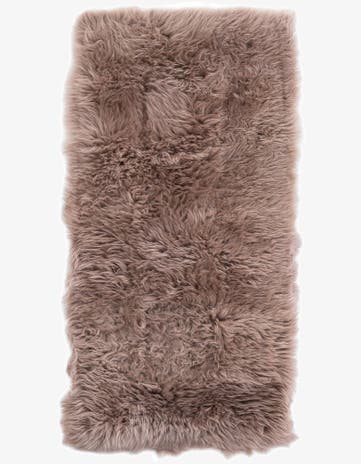 2' x 4' Sheepskin Runner Rug