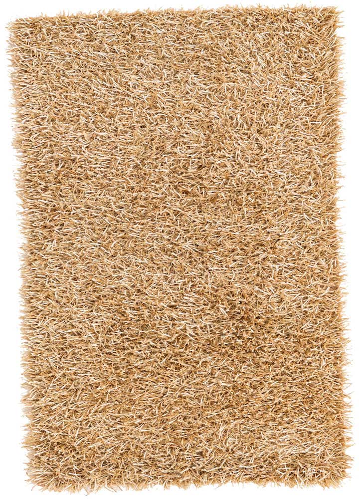 2' 5 x 4' 7 Hand Knotted Solid Shag Runner Rug