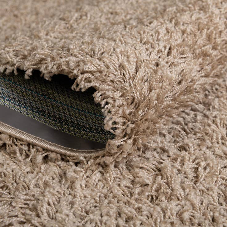 Detail image of 2' x 5' Solid Shag Runner Rug
