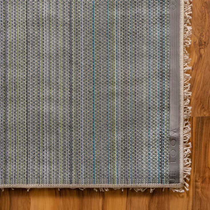 Detail image of 2' x 5' Solid Shag Runner Rug