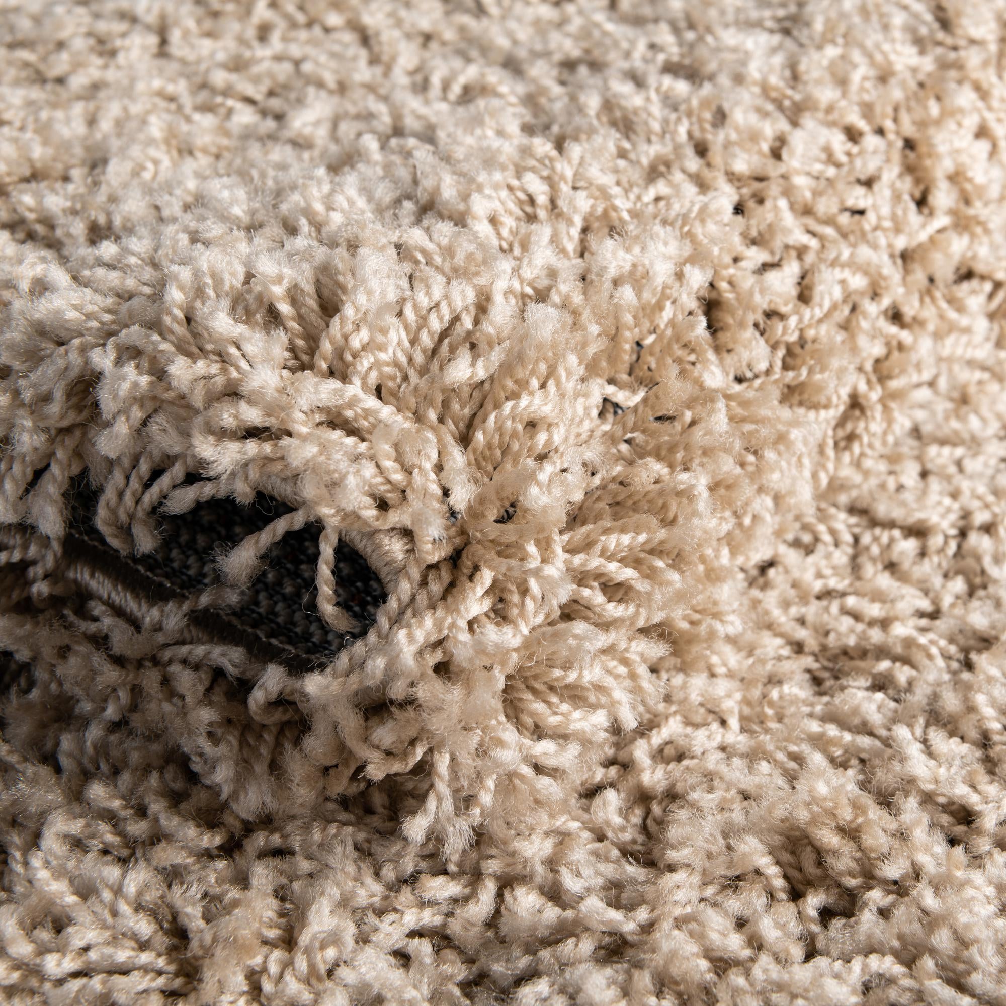 2' x 5' Solid Shag Runner Rug