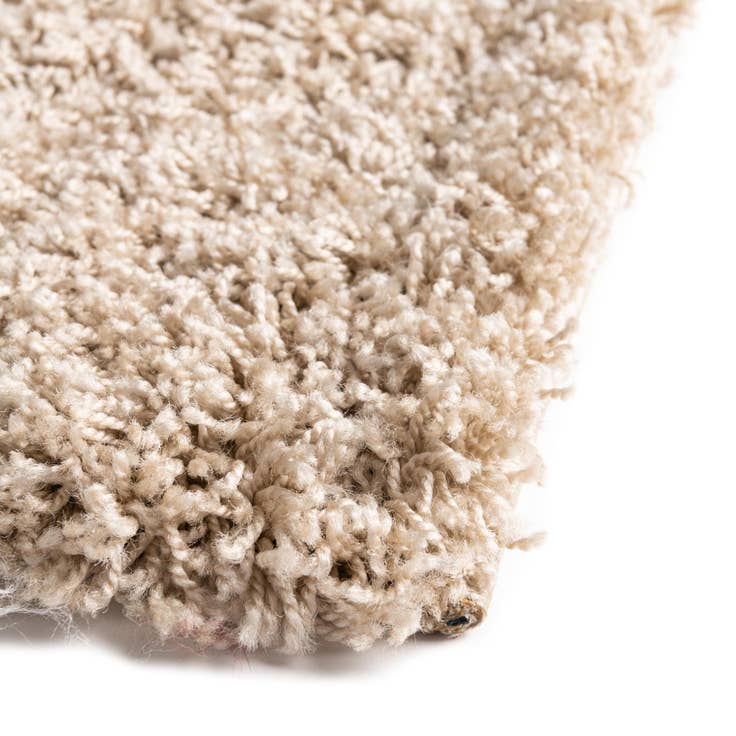 Detail image of 2' x 5' Solid Shag Runner Rug