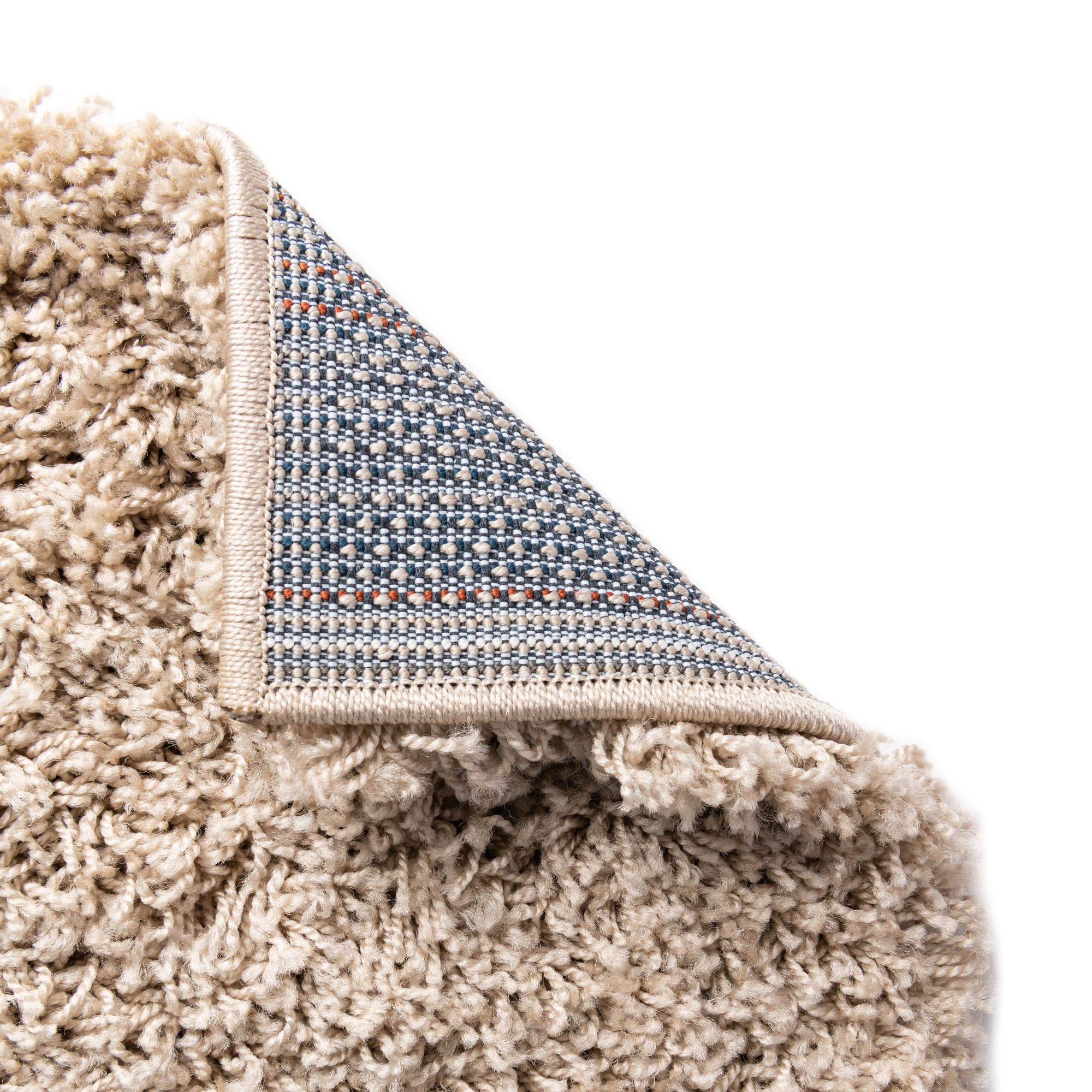 2' x 5' Solid Shag Runner Rug