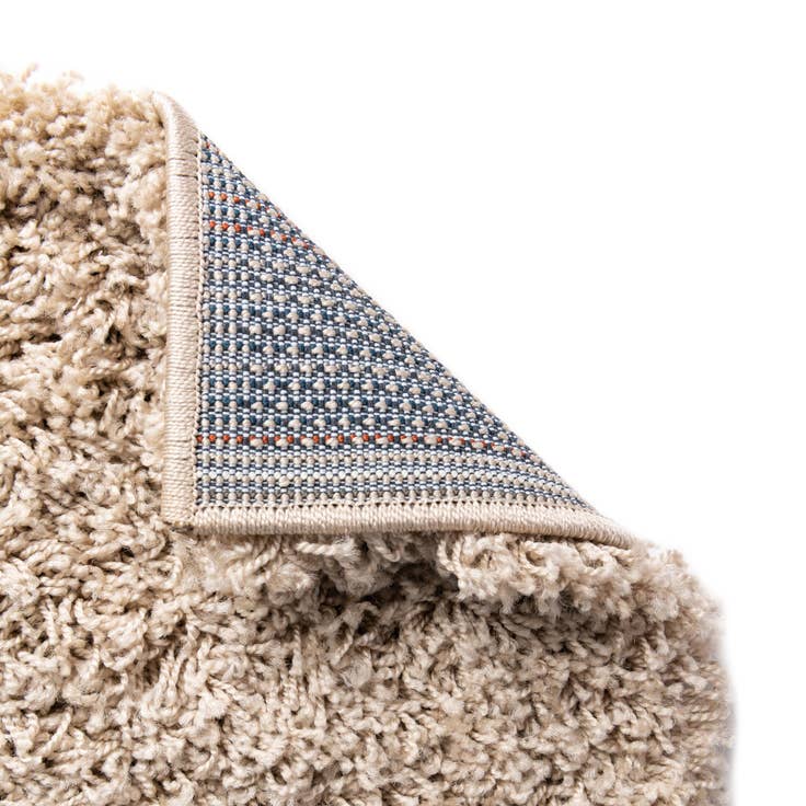 Detail image of 2' x 5' Solid Shag Runner Rug