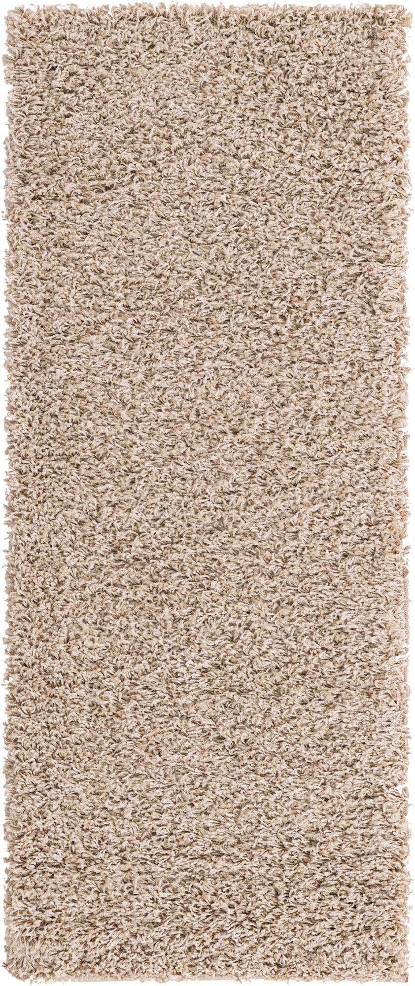 2' x 5' Solid Shag Runner Rug