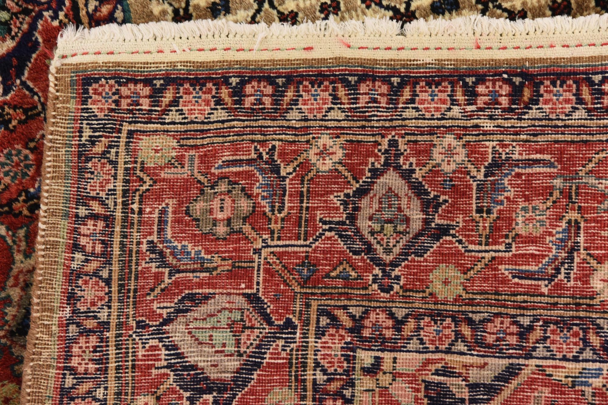 5' x 10' 4 Hand Knotted Songhor Persian Wool Runner Rug