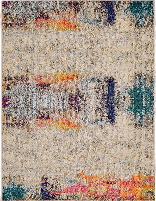Detail image of 2' 7 x 10' Washable Spectrum Runner Rug
