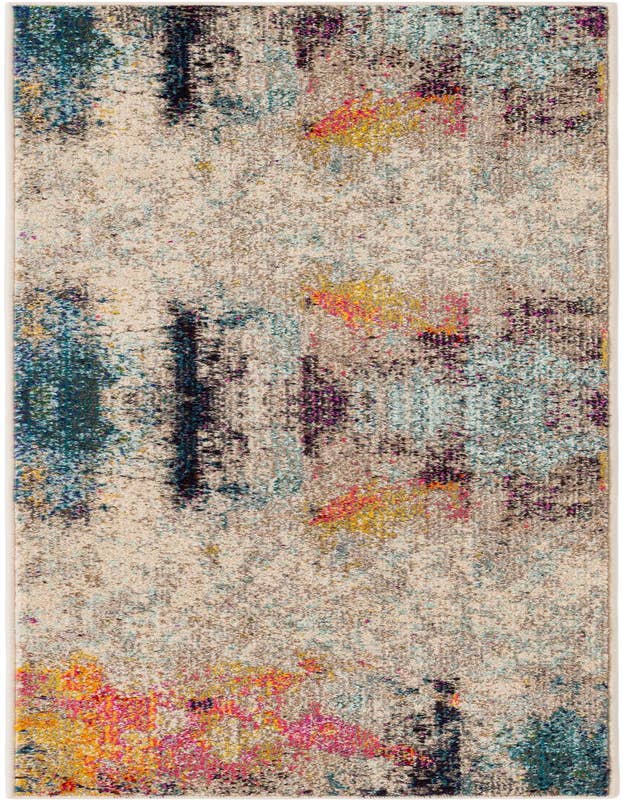 Detail image of 2' 2 x 6' 9 Washable Spectrum Runner Rug