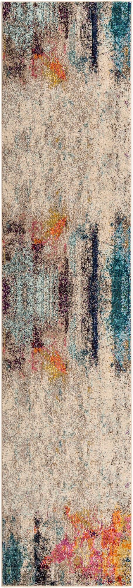 2' 7 x 12'  Washable Spectrum Runner Rug