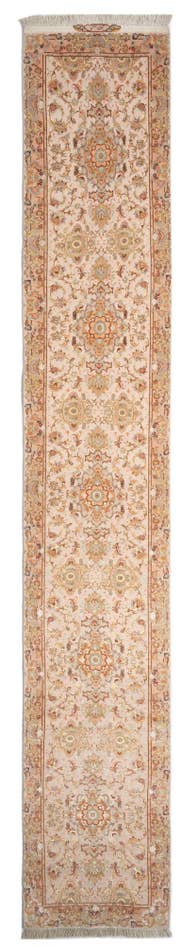 Detail image of 2' 8 x 15' 10 Tabriz Wool Runner Rug