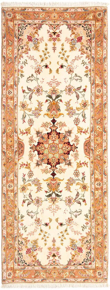 Detail image of 2' 7 x 6' 11 Tabriz Runner Rug