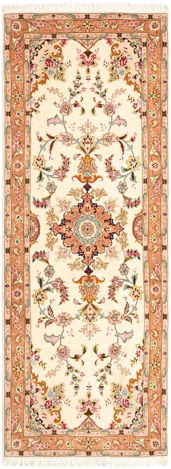 Detail image of 2' 8 x 6' 11 Tabriz Runner Rug